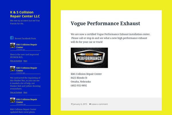 Site using Custom Facebook Feed plugin