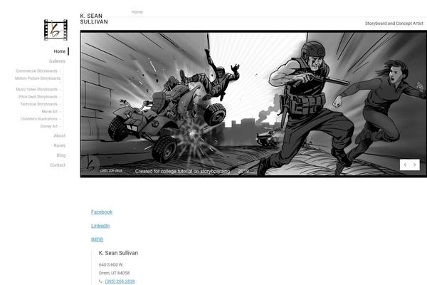 WordPress website example screenshot