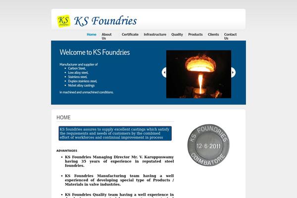 ksfoundries.com site used Ksfoundries