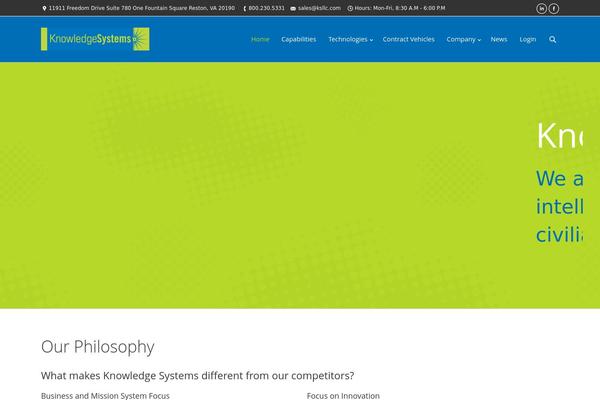 Impreza Child theme site design template sample