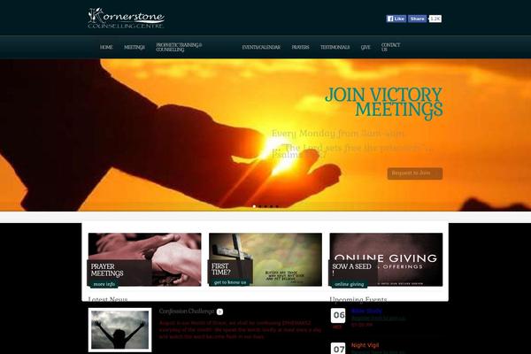 Churchope theme site design template sample