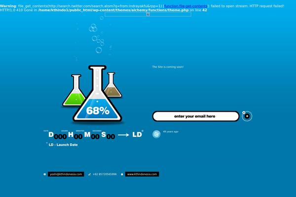 kthindonesia.com site used Alchemy