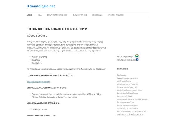 Twenty Twelve theme site design template sample