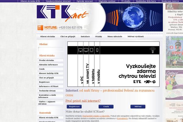 ktknet.cz site used Understrap-ktk