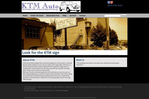 ktmauto.com site used Ktm