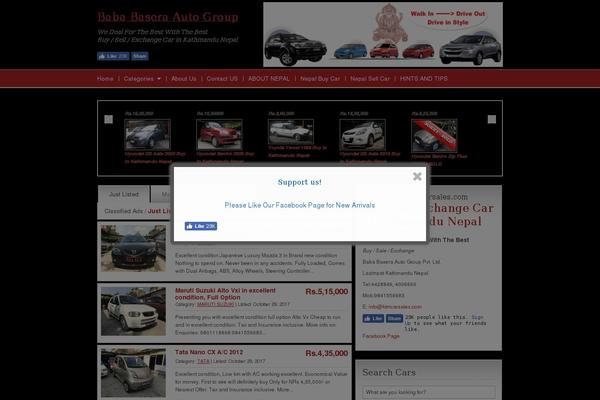WordPress website example screenshot