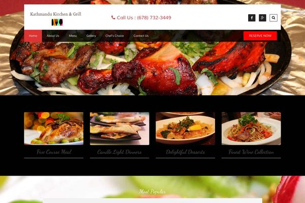 WordPress website example screenshot