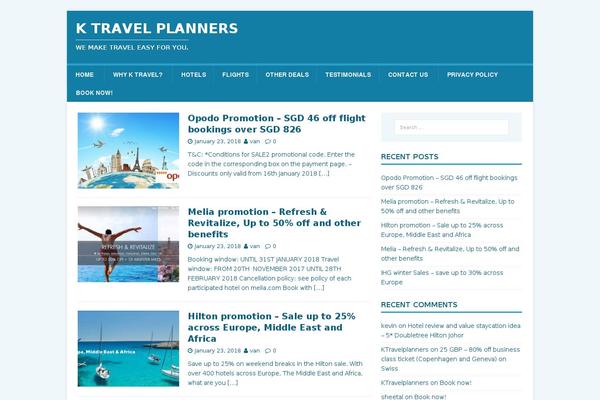 MH TravelMag theme site design template sample