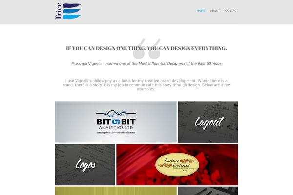 Cartel theme site design template sample