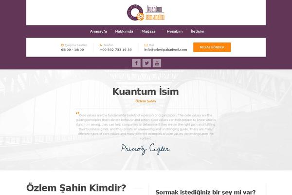 kuantumisim.com site used Kuantumisim