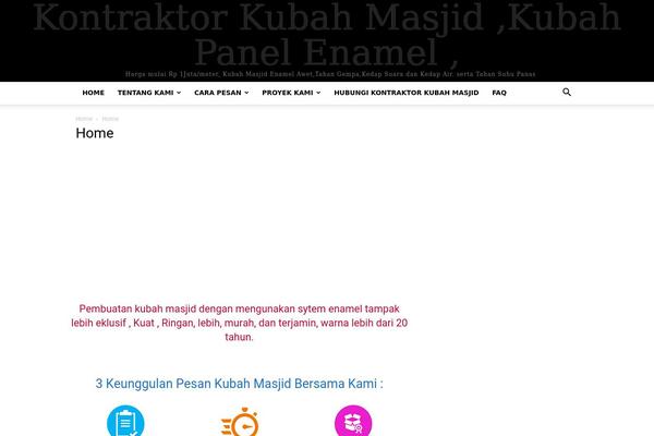 kubahmasjid.com site used Newspaper