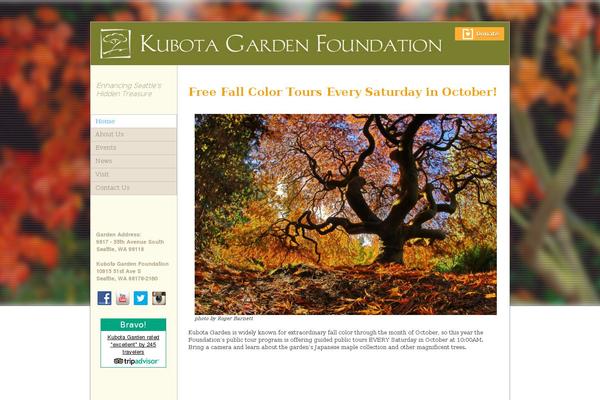 kubotagarden.org site used Kgf_wp_template