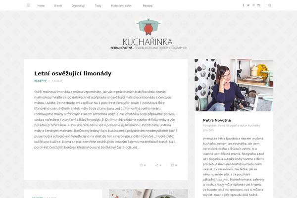 kucharinka.cz site used Smart-blog