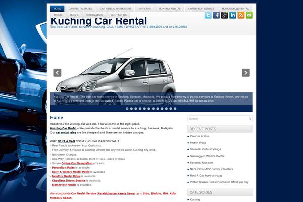 Moderncars theme site design template sample