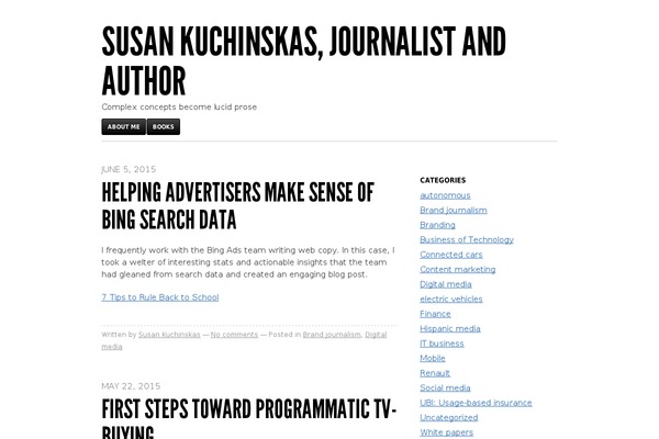 kuchinskas.com site used Blaskan