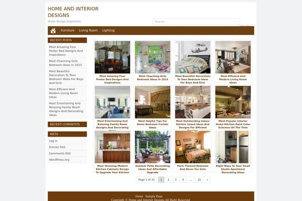 WordPress website example screenshot