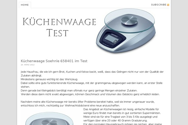 kuechenwaagetest.net site used Killer