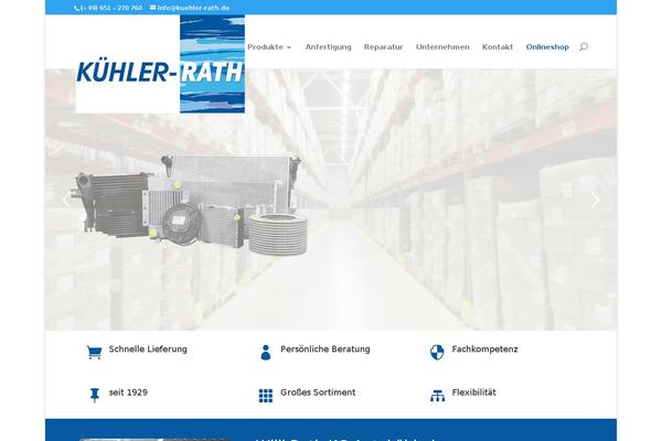 Divi theme site design template sample