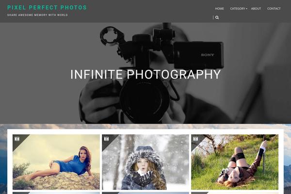 Photography theme site design template sample