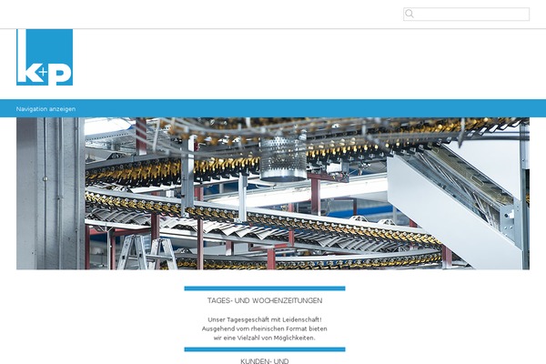 kuester-pressedruck.de site used Wp-cms