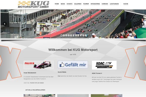kug-motorsport.de site used Kug-theme