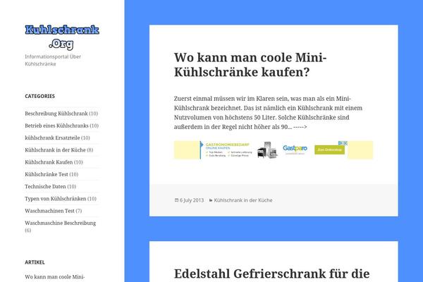 WordPress website example screenshot