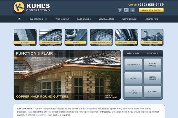 kuhlscontracting.com site used Kc-responsive