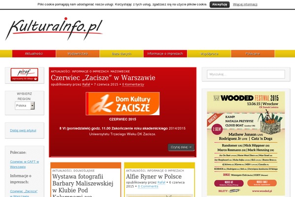 kulturainfo.pl site used Kulturainfo.pl