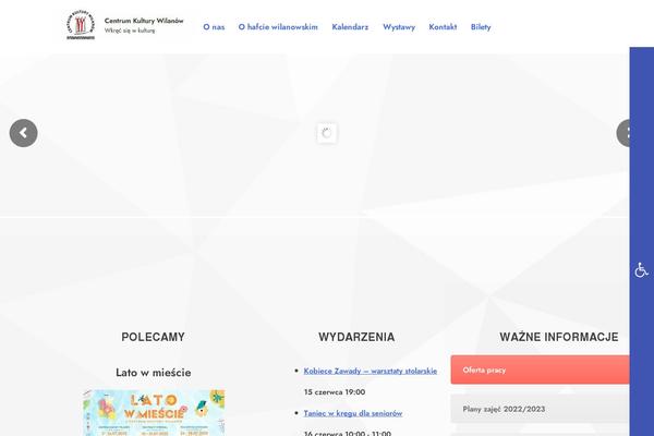 kulturawilanow.pl site used Cww-portfolio