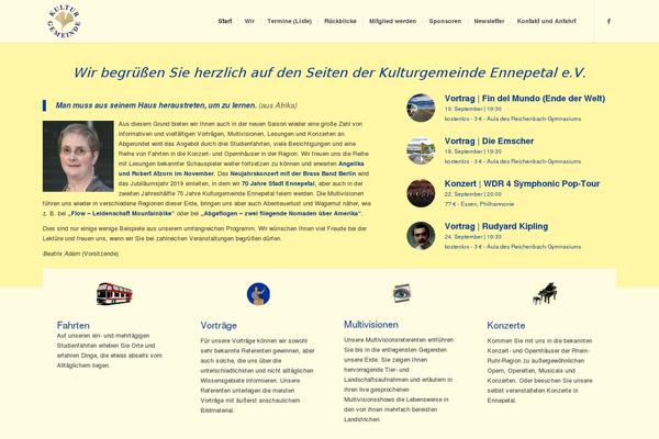 WordPress website example screenshot