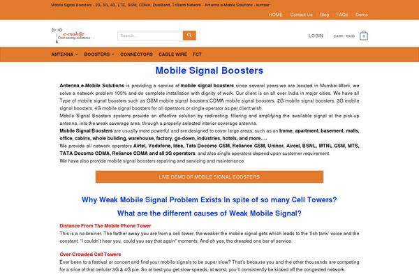 WordPress website example screenshot