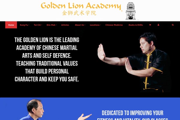 Vantage theme site design template sample