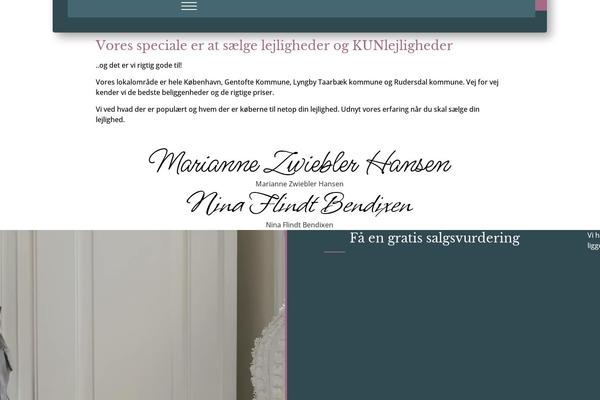 kunlejligheder.dk site used Kunlejligheder