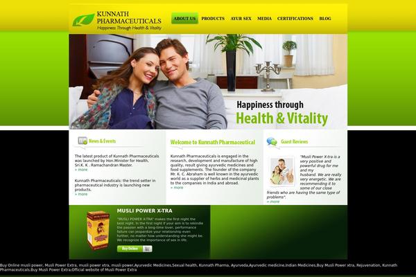 Twenty Ten theme site design template sample