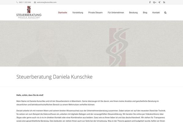 Impreza theme site design template sample