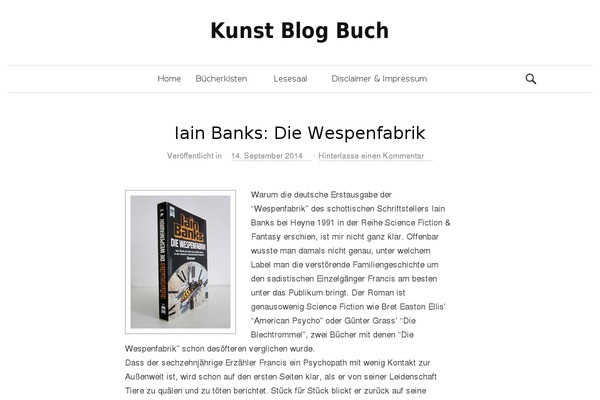 kunstblogbuch.de site used Graphy