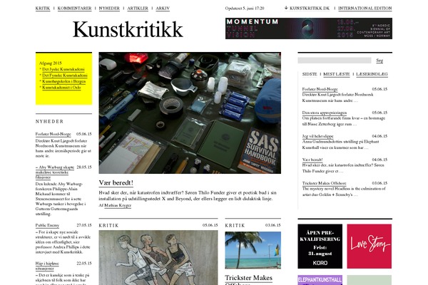 kunstkritikk.dk site used Kk