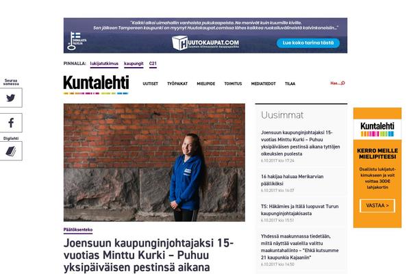kuntalehti.fi site used Pt-kuntalehti2021-theme