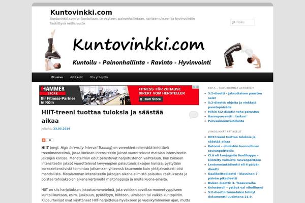 kuntovinkki.com site used 2011-kuntovinkki