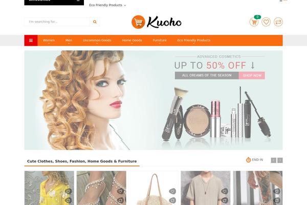 Site using Kuteshop-toolkit plugin