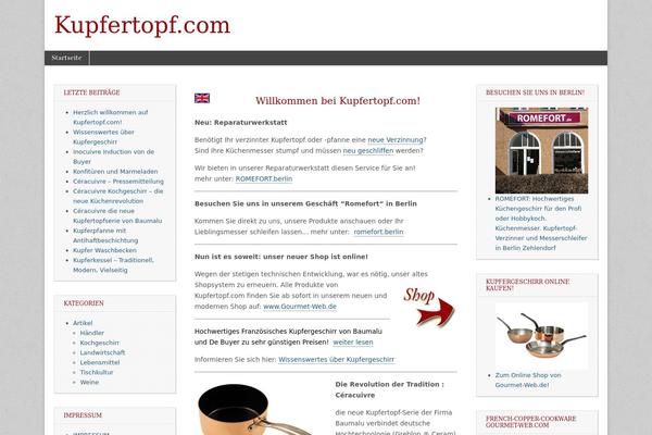 WordPress website example screenshot