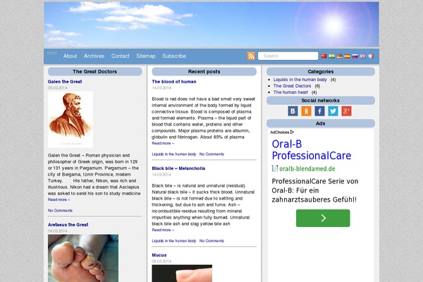 WordPress website example screenshot