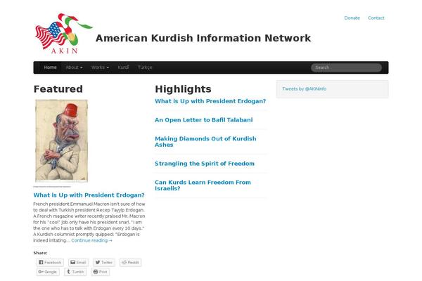 kurdistan.org site used Custom-design-focuswp