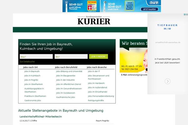 WordPress website example screenshot