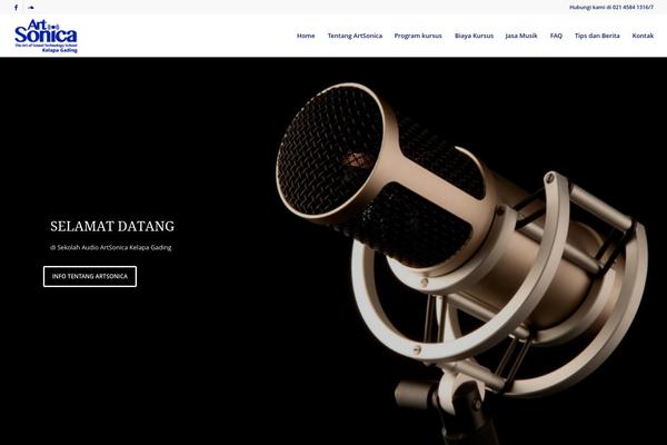 Enfold theme site design template sample