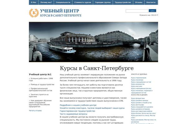 WordPress website example screenshot