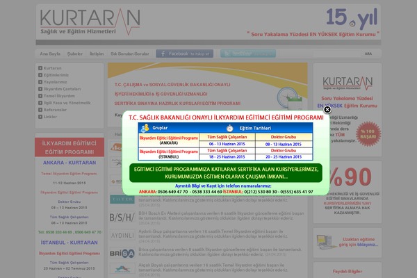 kurtaran.org site used Comfy-magazine-turkce
