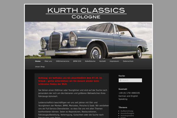 kurth-classics.de site used Kurth-twentyeleven-theme