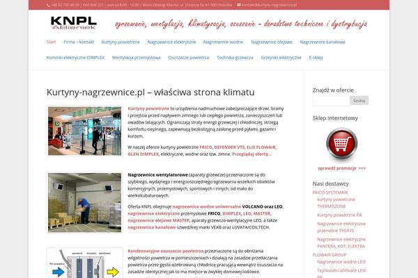 Divi theme site design template sample