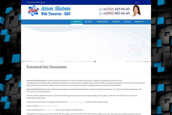 Alitema theme site design template sample